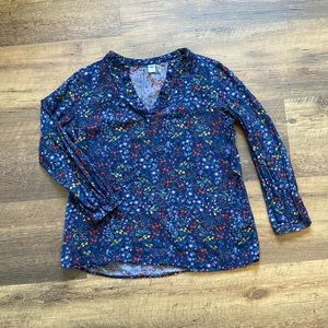Floral Navy Tunic